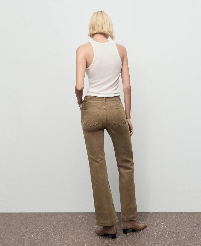 Mango Women's Corduroy Flared Jeans