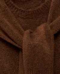 Mango Women's Short-Sleeved Combined Sweater