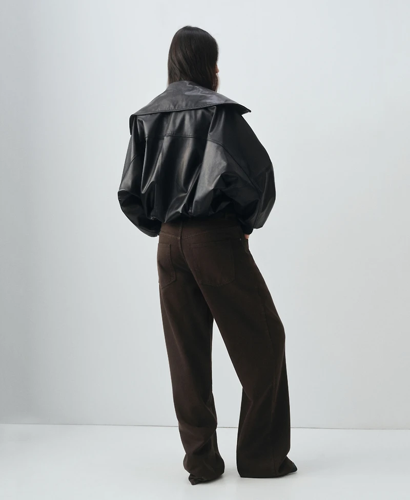 Mango Women's Mid-Rise Straight Jeans