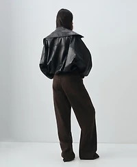 Mango Women's Mid-Rise Straight Jeans