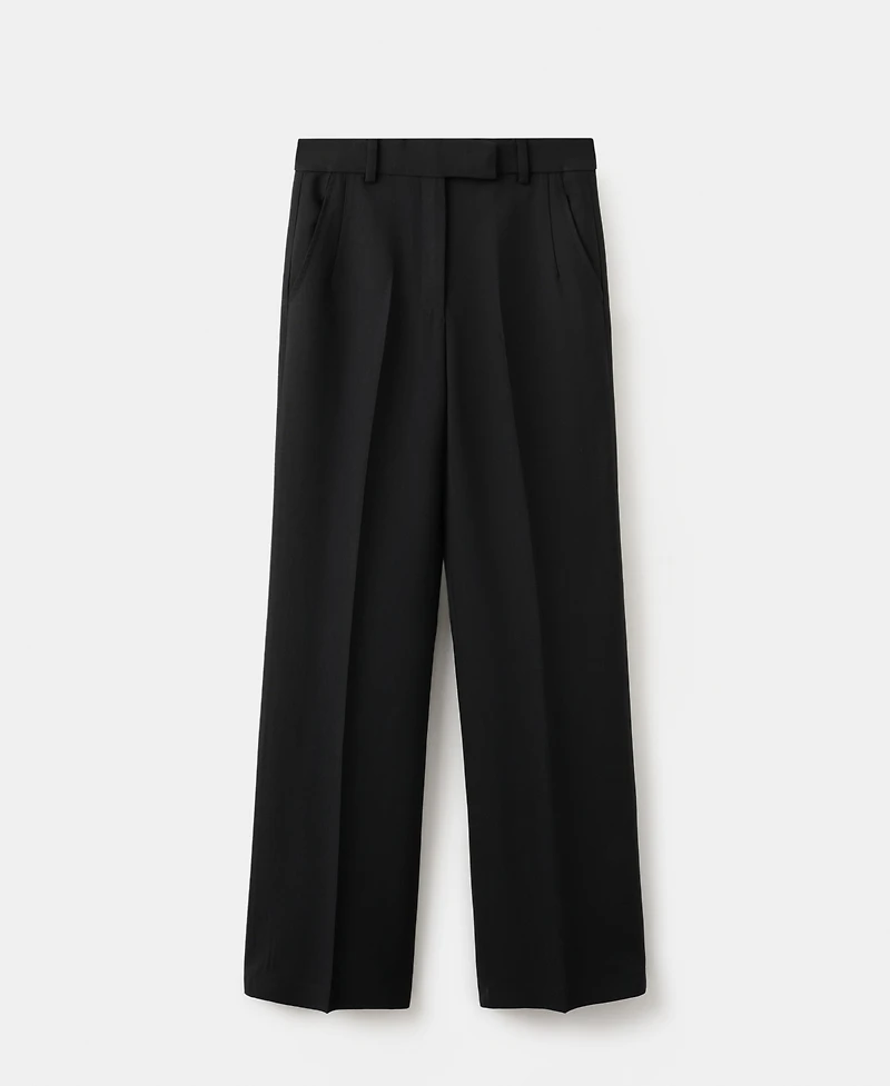 Mango Women's Straight-Fit Suit Pants