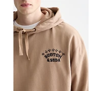 Scotch & Soda Men's Front and Back Artwork Hooded Sweatshirt