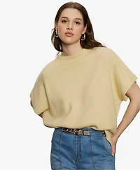 Sanctuary Women's Easy Layering Shell Short-Sleeve Sweater