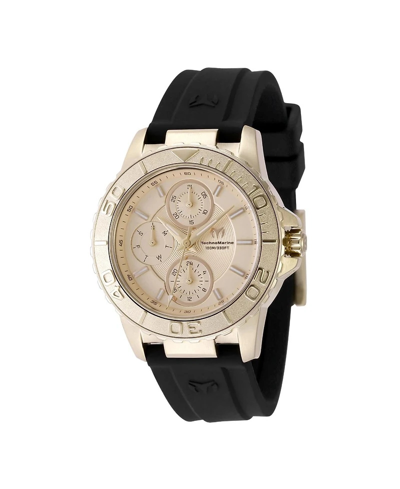 Technomarine Women's Tm- Sea Quartz Gold Dial Watch