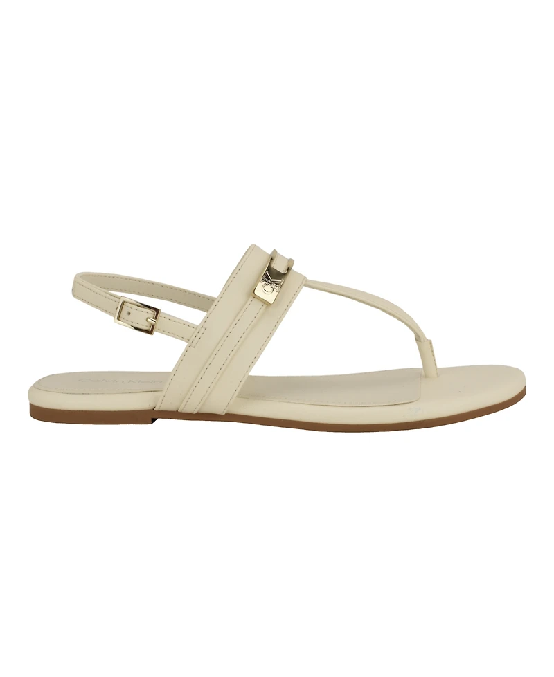 Calvin Klein Women's Bettia Flat Slingback Sandals
