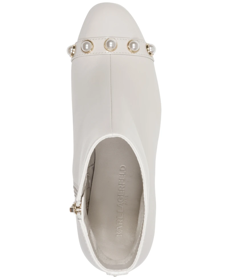 Karl Lagerfeld Paris Women's Dalyn Heeled Booties