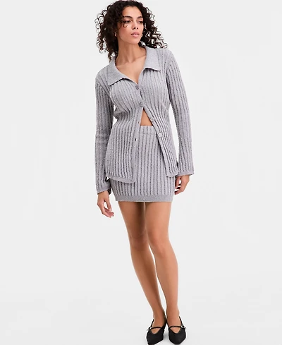 Bar Iii Women's Ribbed Sweater Skirt, Macy's Exclusive
