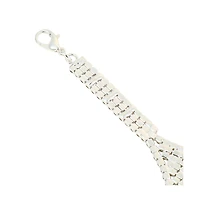 Women's The Swirl-Bling Statement Bracelet - Crystal Silver