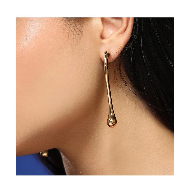 Women's The Back-Drip Drop Earrings - California Gold