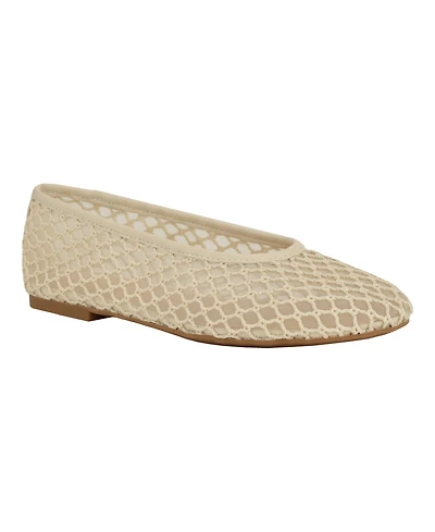 Calvin Klein Women's Delicate Woven Ballet Flats