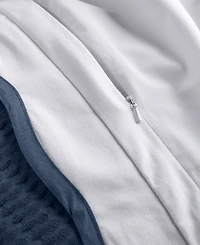 Charter Club Irving Embroidery 3-Pc. Duvet Set, King, Macy's Exclusive