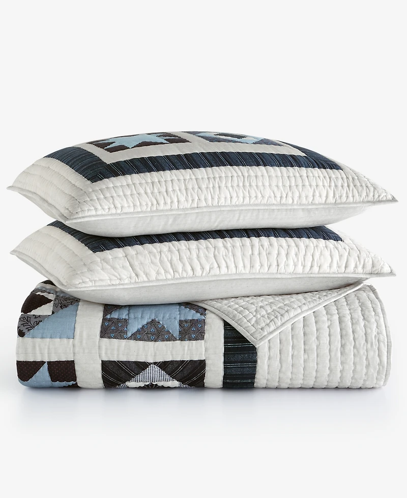 Charter Club Midnight Star Artisan 3-Pc. Quilt Set, King, Macy's Exclusive