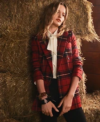 Lauren Ralph Women's Ruffle Detail Tie-Neck Blouse