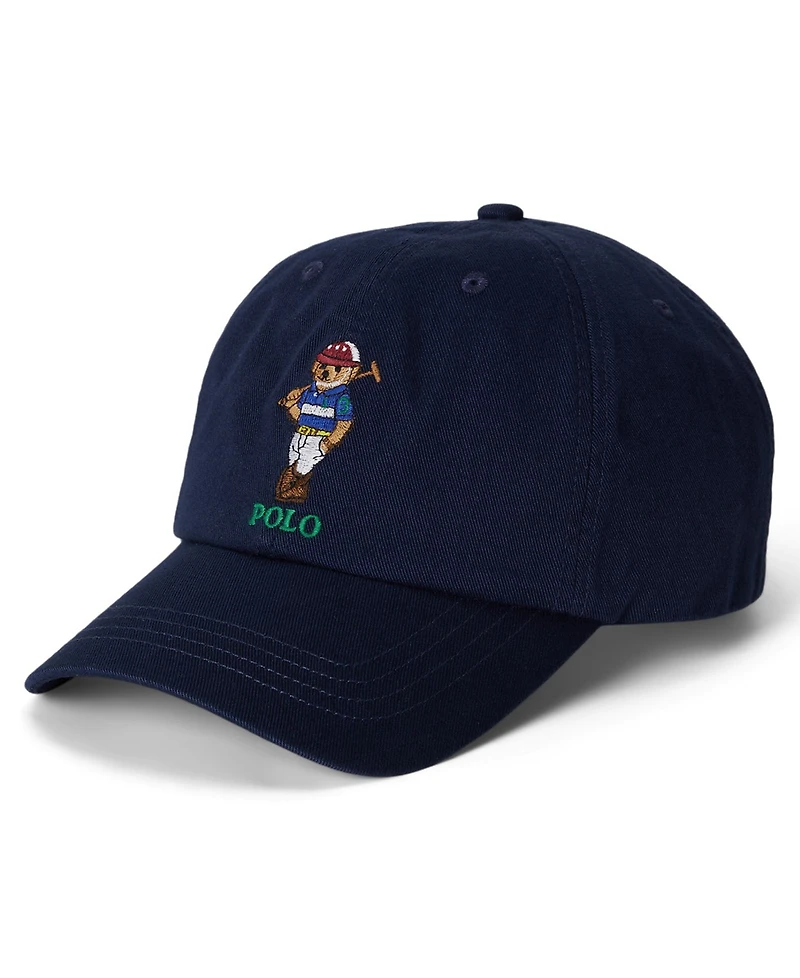 Polo Ralph Lauren Boys 8-20 Polo Bear Cotton Twill Ball Cap