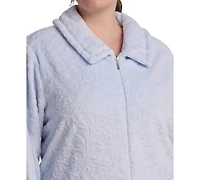 Miss Elaine Women's Long-Sleeve Solid Robe