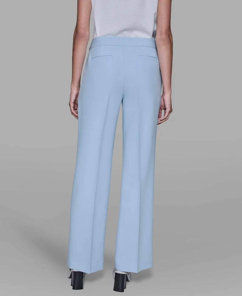 Karl Lagerfeld Paris Women's Flared Invisible Zipper Pants