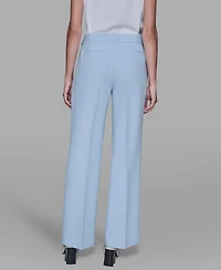 Karl Lagerfeld Paris Women's Flared Invisible Zipper Pants