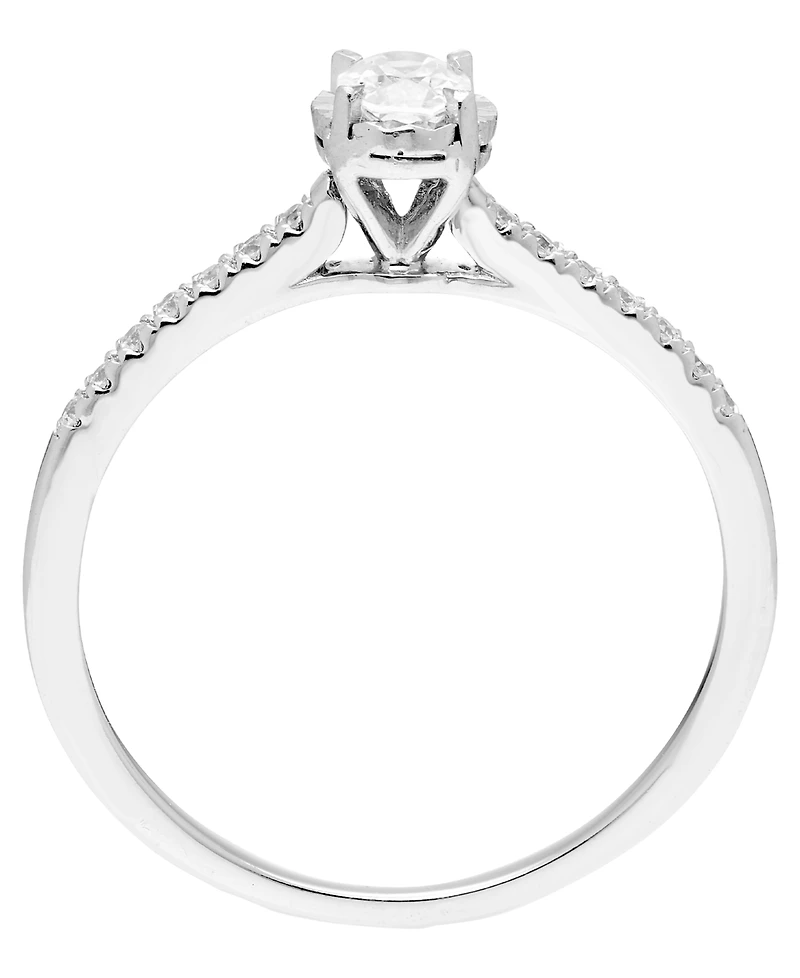 Macy's Diamond Ring (1/4 ct. t.w.) in 14k White Gold