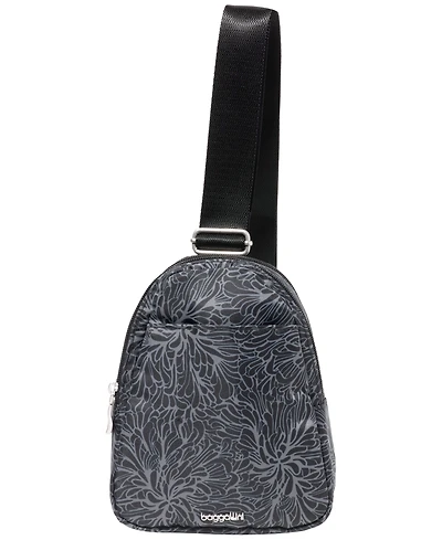 Baggallini Mini Double Zip Sling Bag