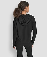 Dkny Women's Transcend Thermal Pull-On Hoodie