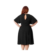 Unique Vintage Plus 1930s Swing Dress