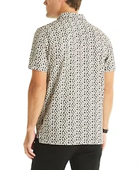 Nautica Men's Short-Sleeve Printed Sand Dollar Polo Shirt