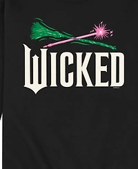 Airwaves Men's Wicked Part 2 Broom and Wand Logo Long-Sleeve Sweatshirt
