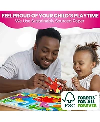 Quokka 4SET 24 Pcs Wooden Puzzles for Kids Ages 4-6