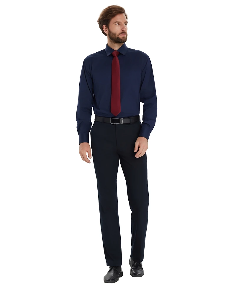 Alfani Men's Solid Regular-Fit Dress Shirt, Macy's Exclusive