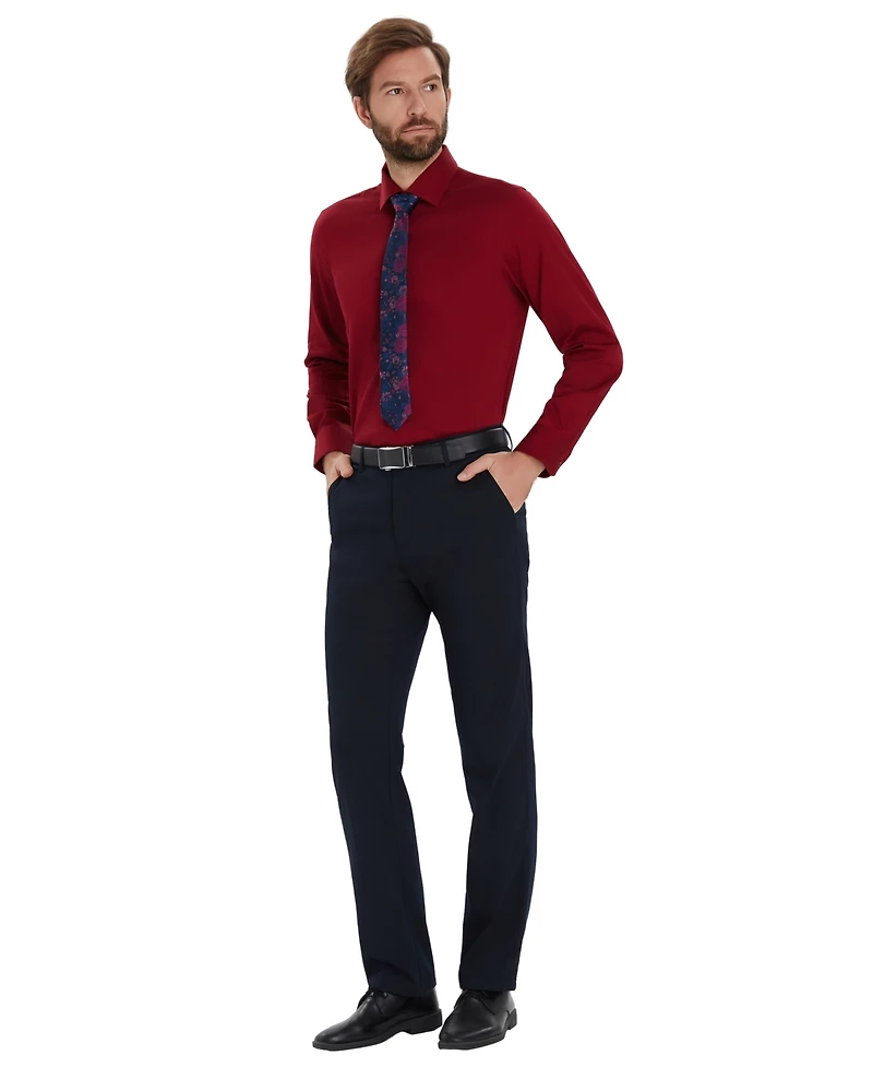 Bar Iii Men's Sateen Solid Dress Shirt, Macy's Exclusive