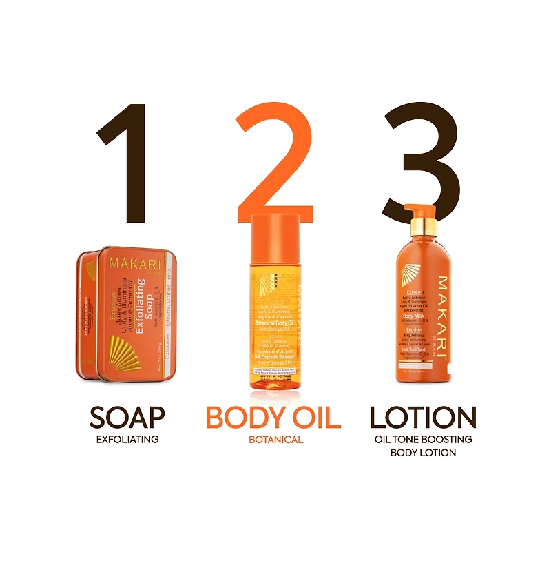 Extreme Argan & Carrot Botanical Body Oil - 4.23oz