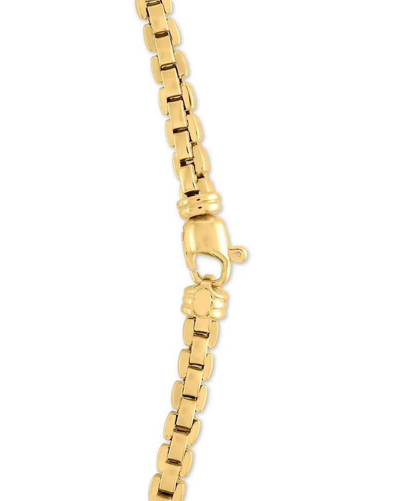 Macy's Diamond Bar Box Chain Necklace (1/3 ct. t.w.) in 14k Gold Over Sterling Silver