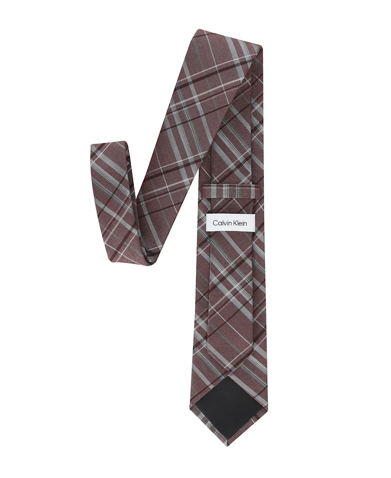 Calvin Klein Men's Theodore Plaid Pattern Tie