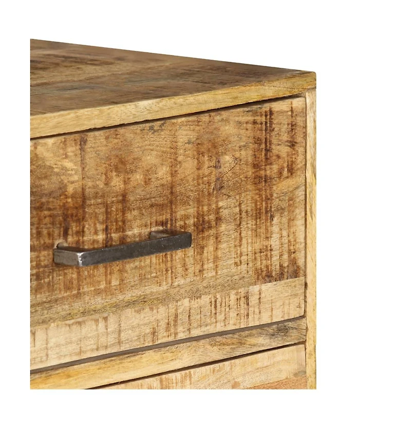 Chest of Drawers 17.7"x13.8"x41.7" Solid Mango Wood