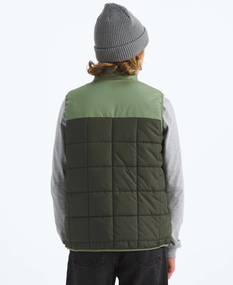 The North Face Boys 6-16 Reversible Shasta Vest Zipper Jacket