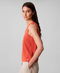 Calvin Klein Women's Sleeveless V-Neck Top