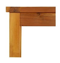 Patio Bench 70.9"x13.8"x17.7" Solid Wood Acacia