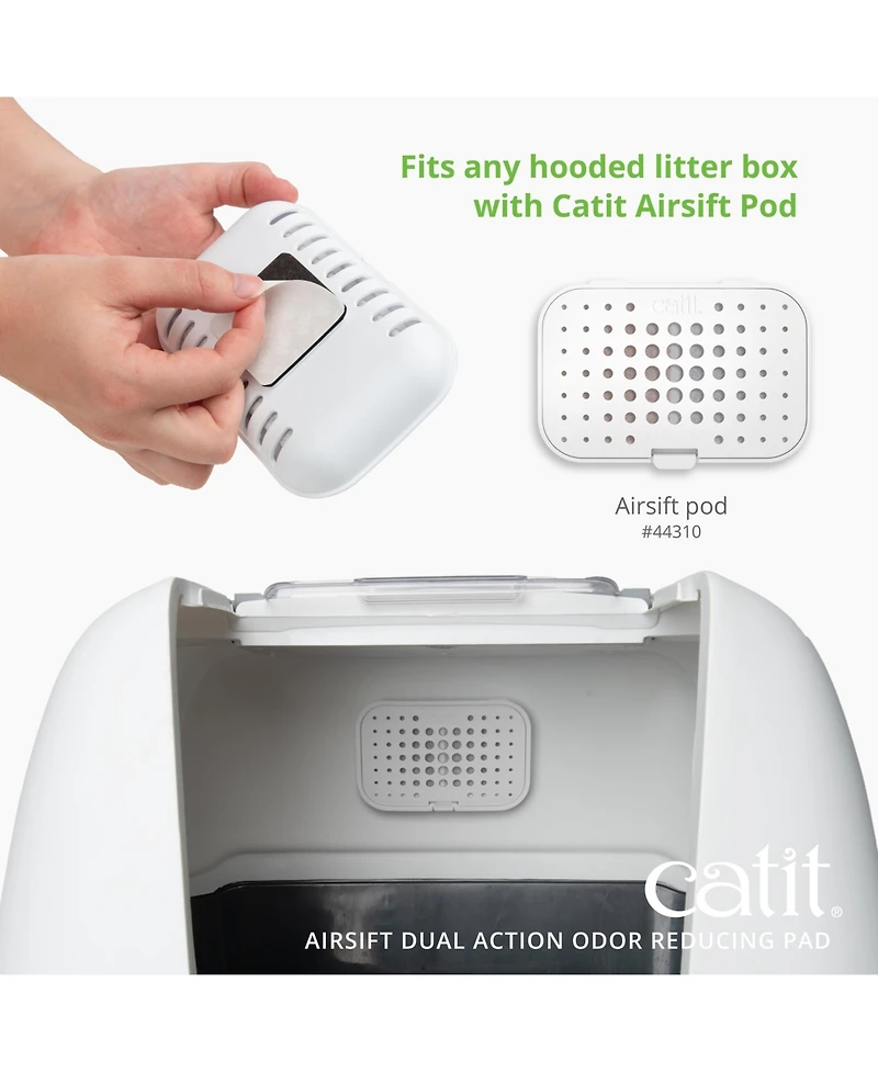 Catit AiRSiFT Dual Action Air Purifier Pad, 6pk