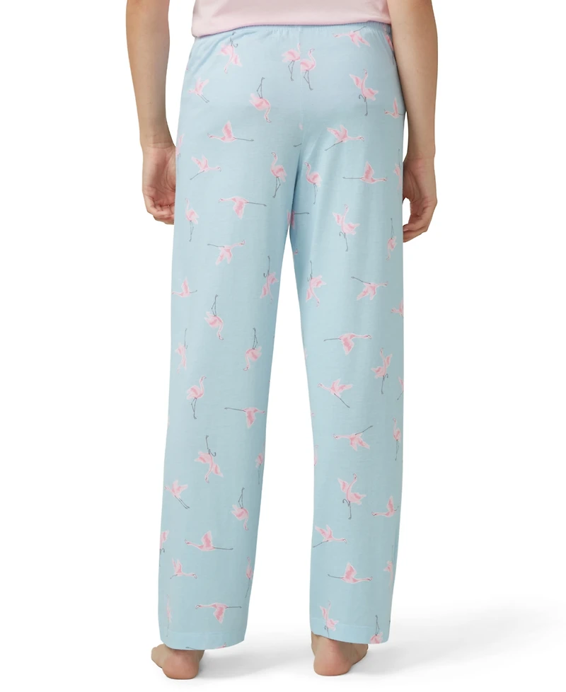 Hue Women's Flying Flamingoes Long Pajama Pant