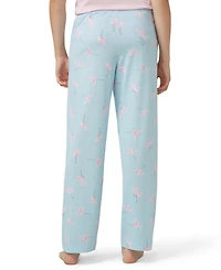 Hue Women's Flying Flamingoes Long Pajama Pant
