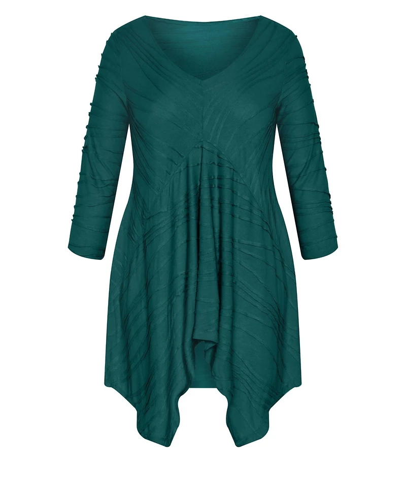 Avenue Women's Finley Textured Tunic