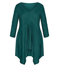 Avenue Women's Finley Textured Tunic