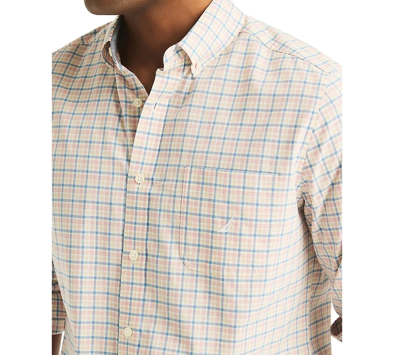 Nautica Men's Plaid Long Sleeve Shirt