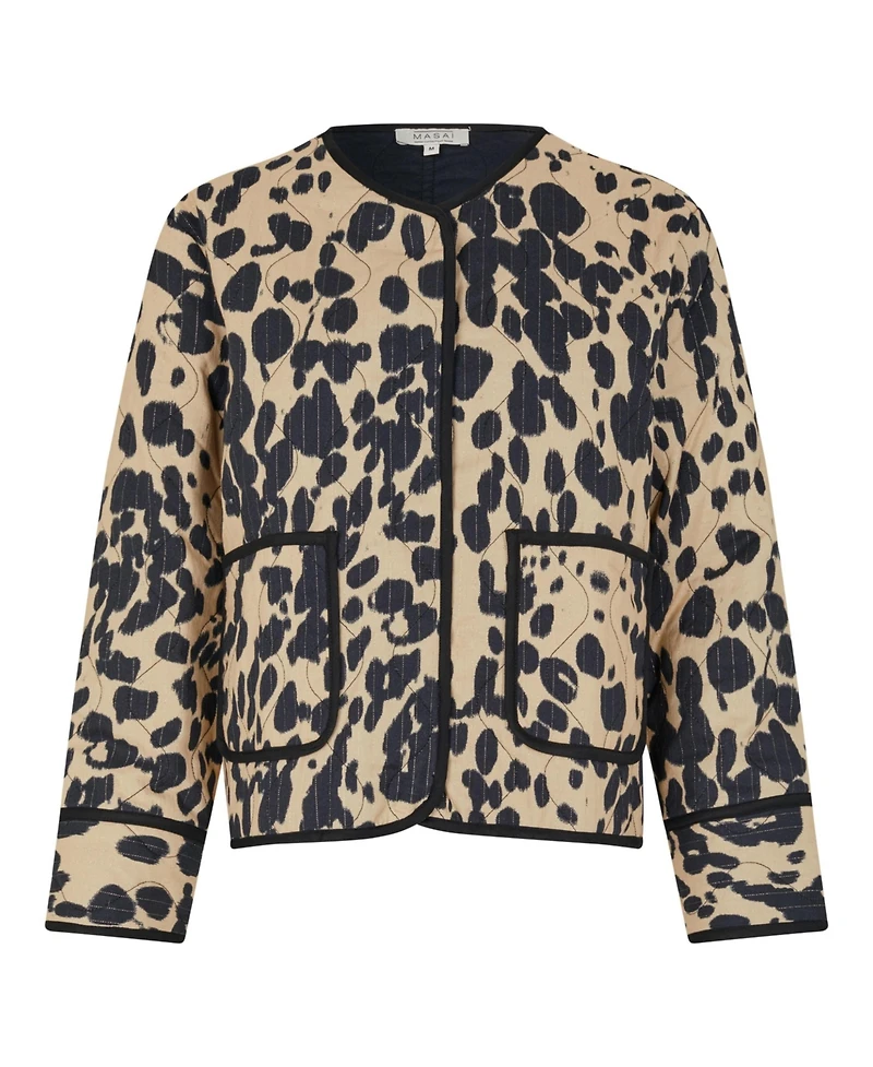Masai Copenhagen Women's Javira Long Sleeve Animal Print Jacket