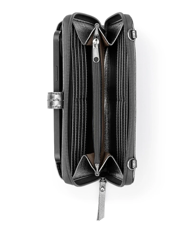 The Sak Iris Leather Smartphone Convertible Crossbody Wristlet