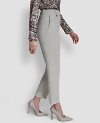 Dkny Women's Charm Detailed Ankle Length Pants
