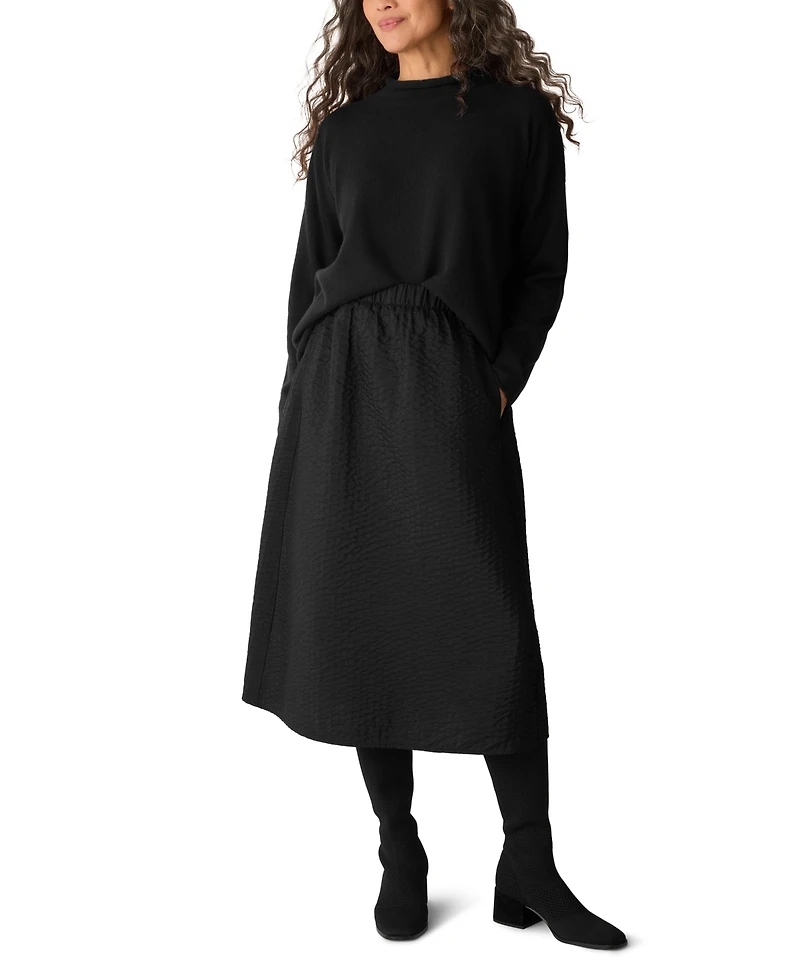 Eileen Fisher Women's Quilted A-Line Skirt