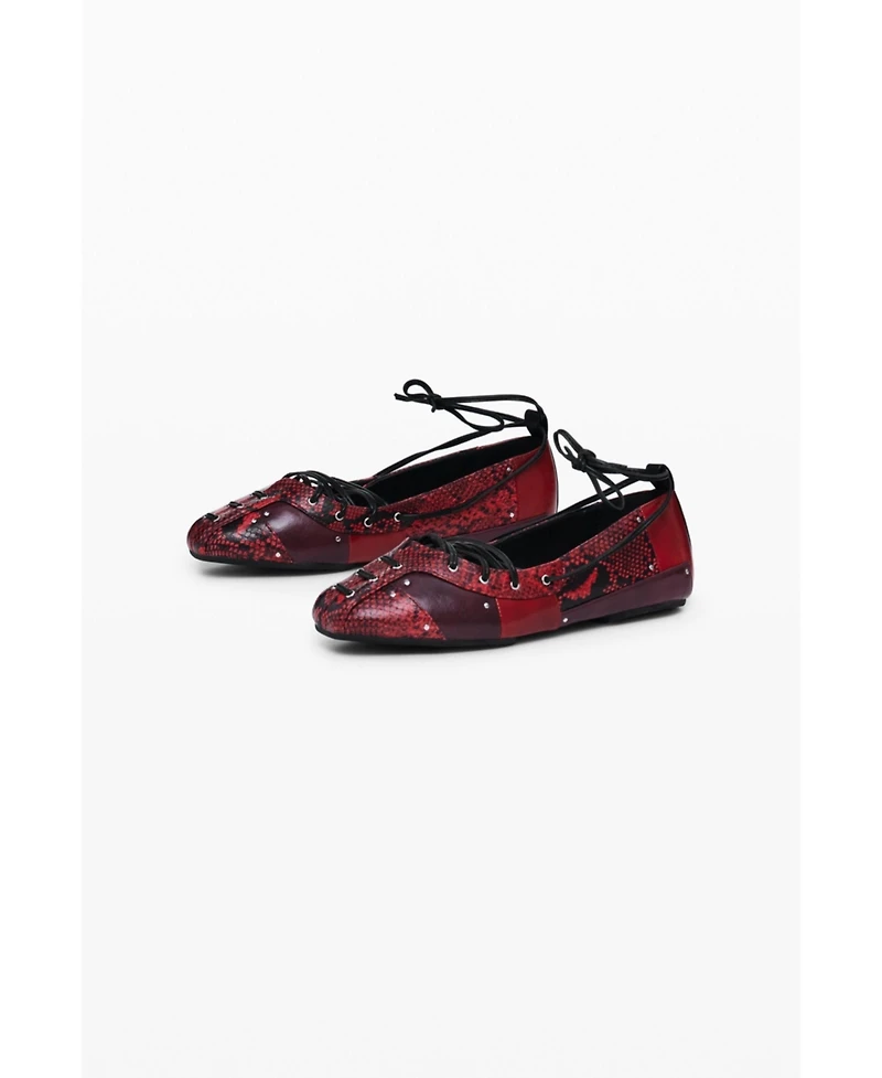 Desigual Women's Ballerina with laces