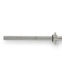 Sunny Health & Fitness 60" Standard Barbell with Star-lock collars, 300 lbs weight capacity