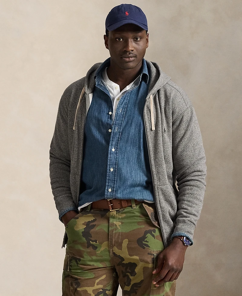 Polo Ralph Lauren Men's Big & Tall Full-Zip Signature Fleece Hoodie